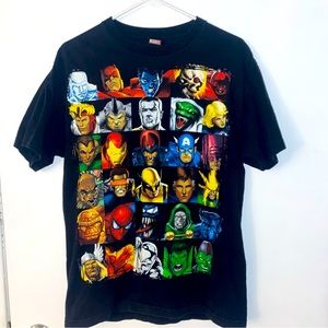 Vintage Marvel Character Tee Medium